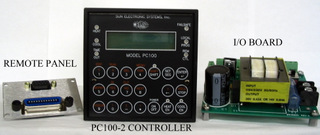 PC100-2 I/O board with remote