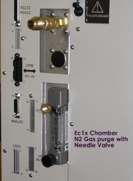 N2 Gas Purge with Needle Valve